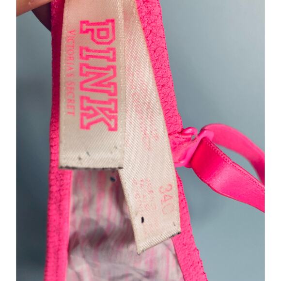PINK Victoria’s Secret Push Up Bra 34C Pink Color - Picture 6 of 6
